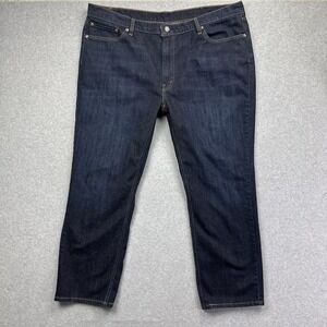 Levi's 541 Men's Straight Leg Dark Wash 5 Pocket Jeans Size 44x32